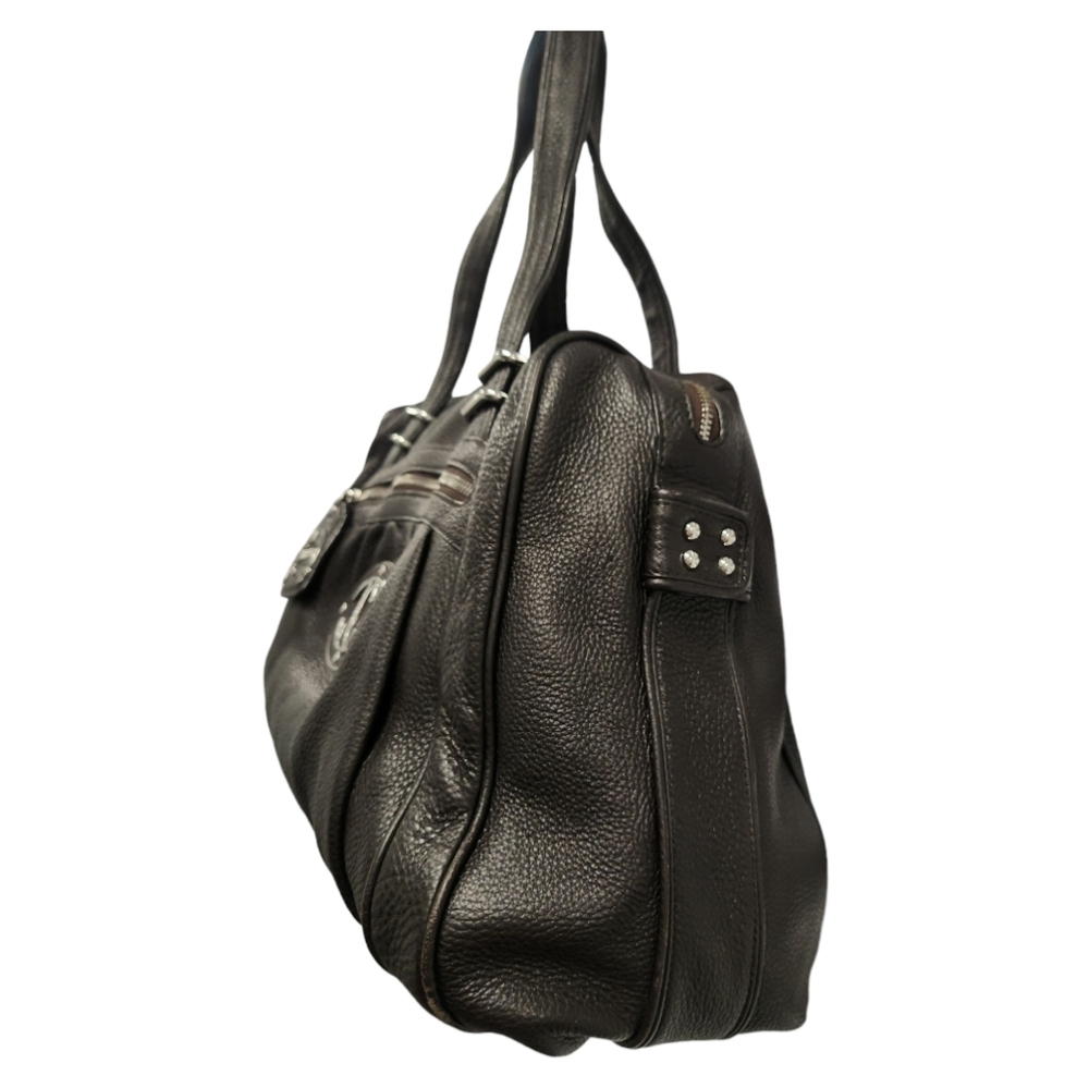 Roberto Cavalli large pebbled leather Tote - Picture 3 of 16